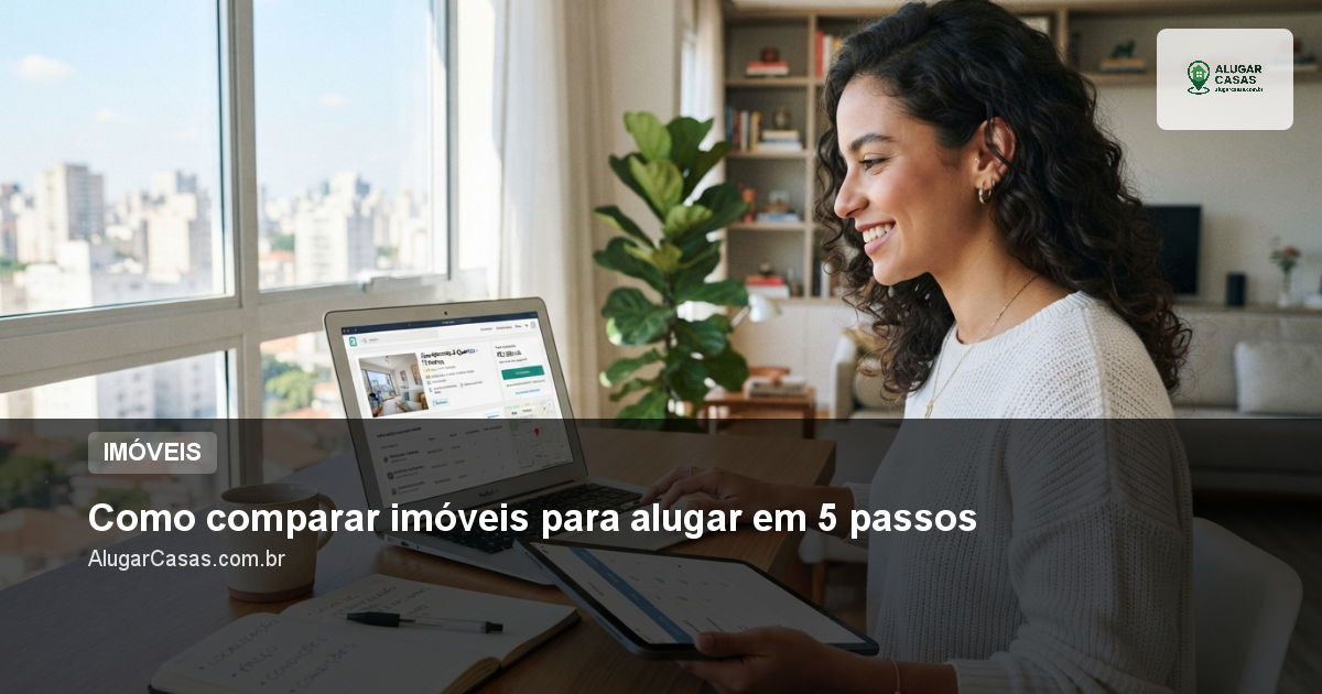 Como comparar imóveis para alugar em 5 passos