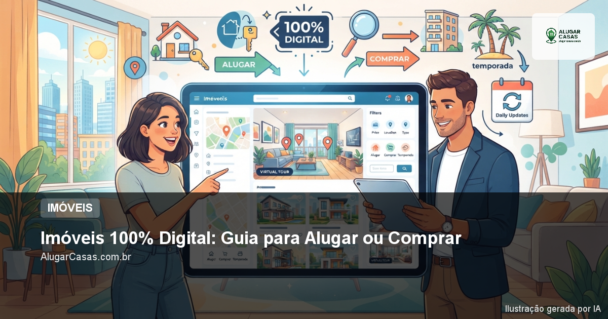 Imóveis 100% Digital: Guia para Alugar ou Comprar
