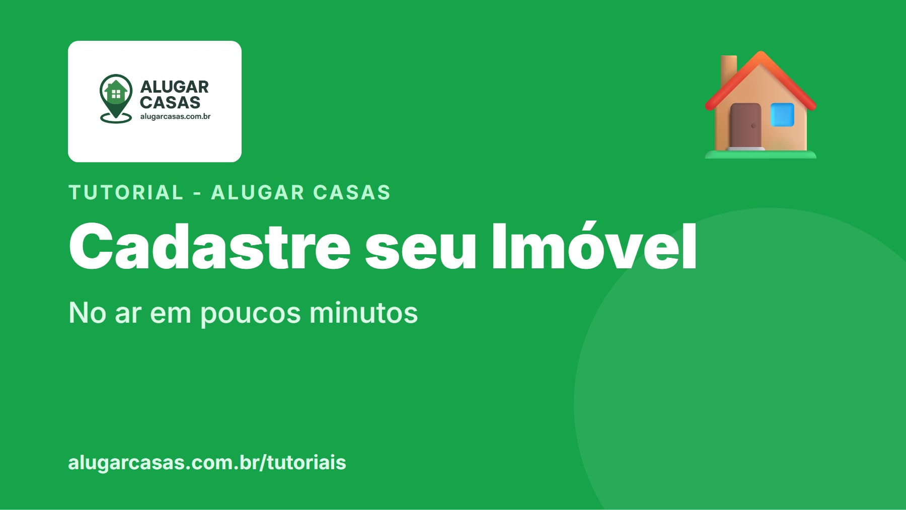 Cadastre seu Imóvel
